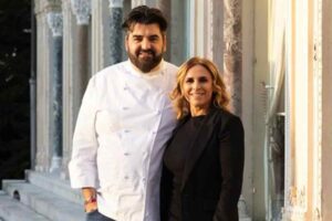 cannavacciuolo e sua moglie cinzia